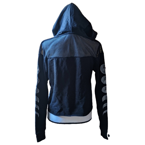 NWT Hot Topic Midnight Hour Moon Phase Hoodie Small - Picture 2 of 4